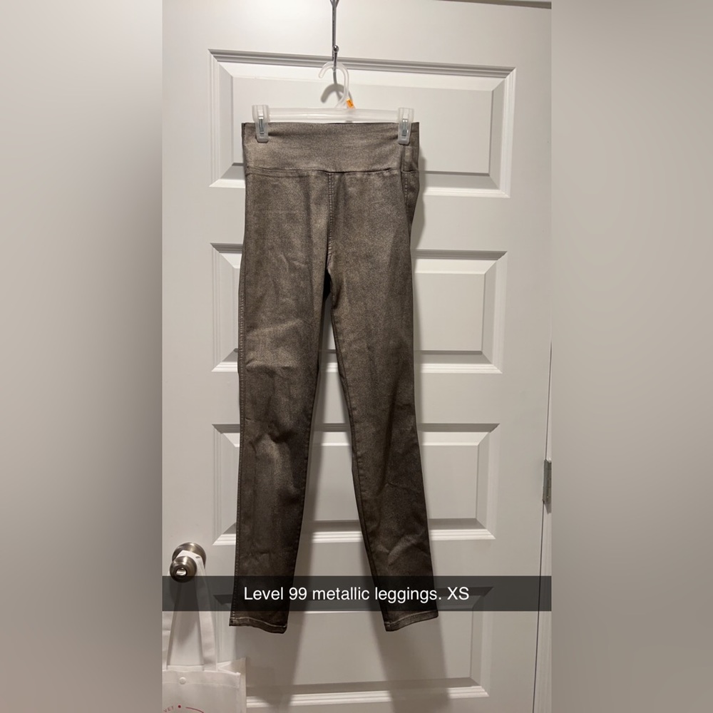 Level 99 Metallic Leggings. Size XS. Worn once.